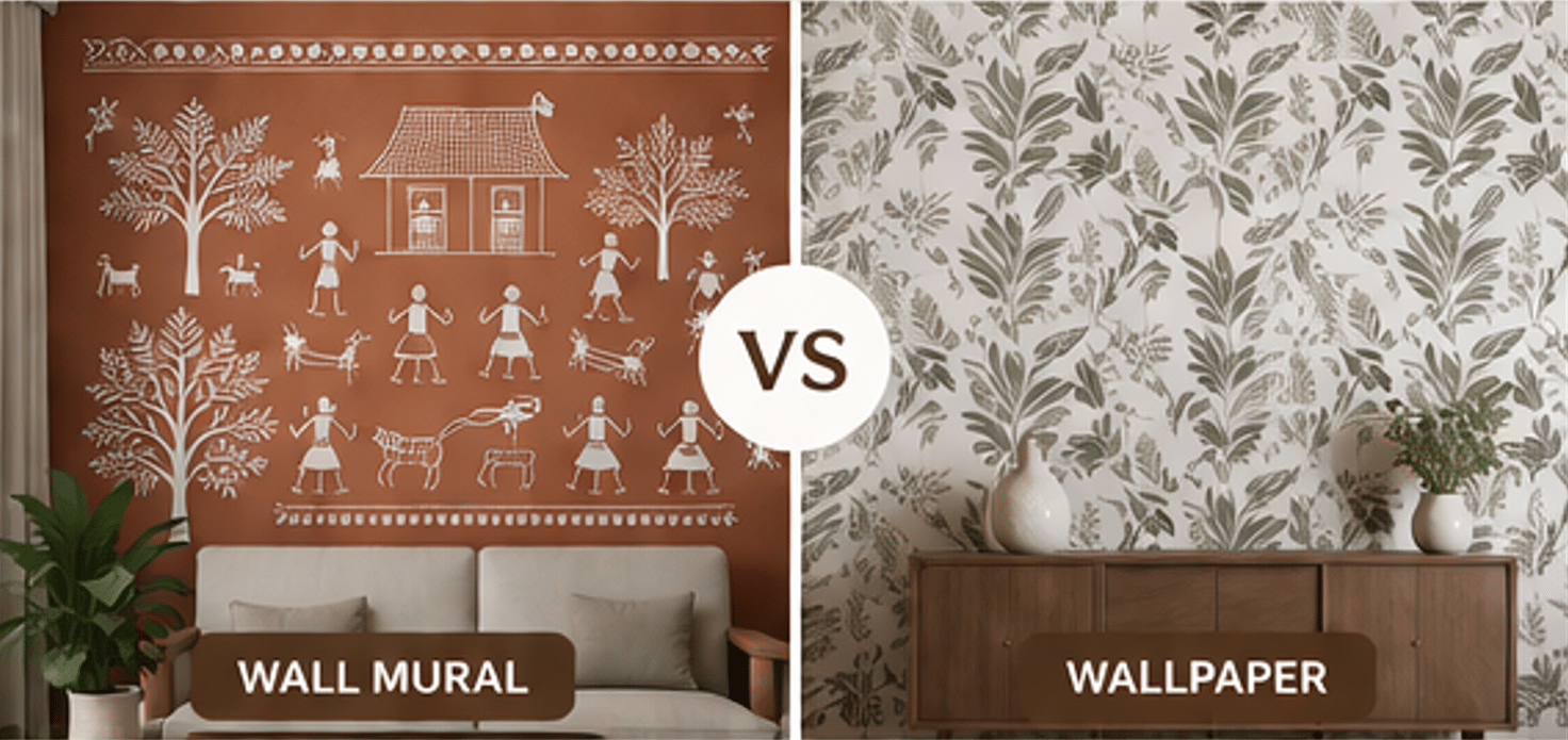 Wall Mural vs Wallpaper